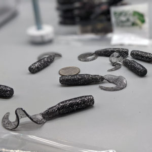 Galaxy Glitter colored grubs