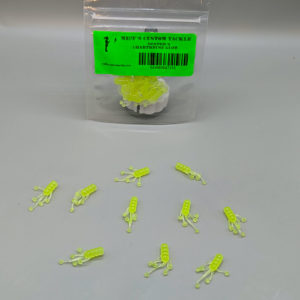 Miff's Custom Tackle Dusters in Chartreuse Glow color