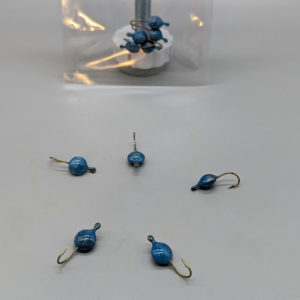 Miff's Ice Jigs Glow in size 8