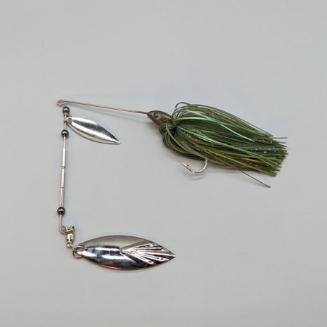 BA Custom Baits Spinnerbait in Moss Monster color