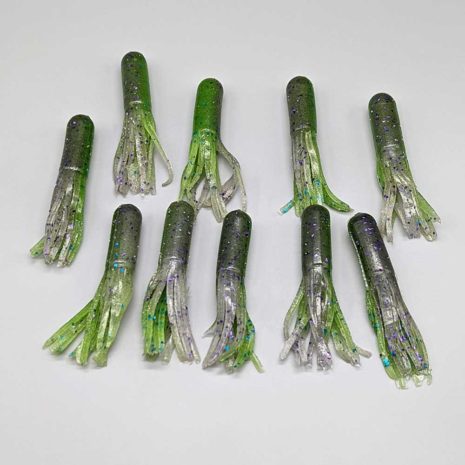 Miff's Custom Tackle 2.5" Tubes in Watermelon Smoke Color