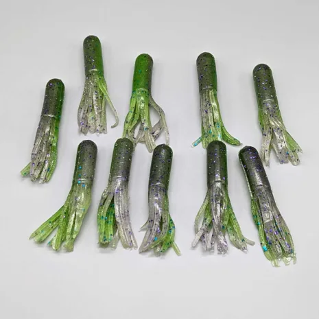 Miff's Custom Tackle 2.5" Tubes in Watermelon Smoke Color
