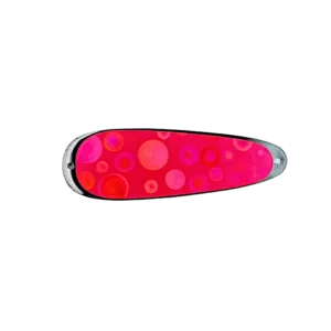 Nebo Fishing Company Dodger 5 1/2" in Small Circles Pink Colors