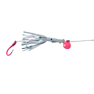 Nebo Fishing Squid Micro Hoochie Fairy color. Kokanee lure.