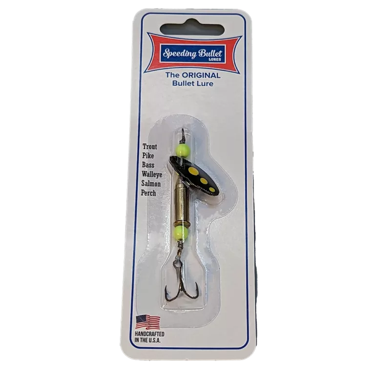 Speeding Bullet Lures - 22 LR - Black Yellow