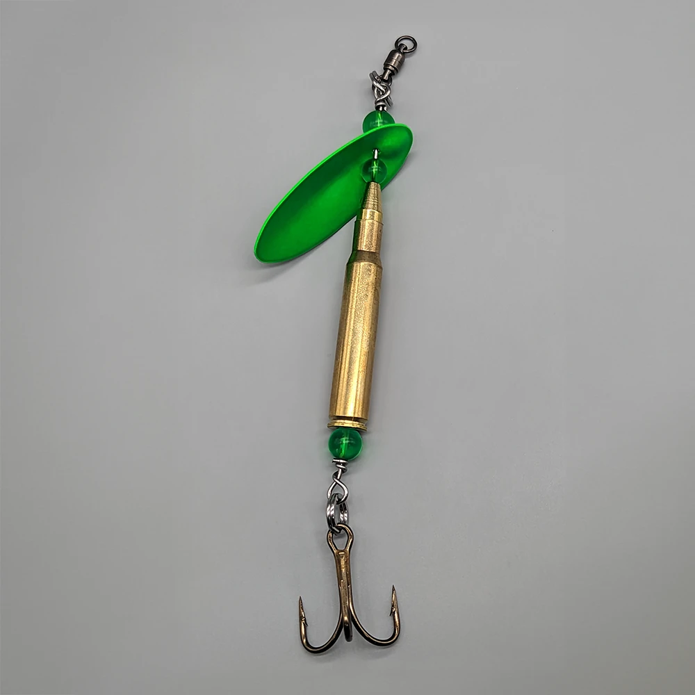 Speeding Bullet Lures - 30-06 - Green - Tugfish