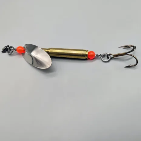 Speeding Bullet 30-06 Silver Salmon Fishing Spinner