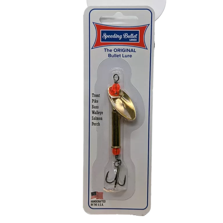 Speeding Bullet Lures - 22 Mag - Gold Salmon