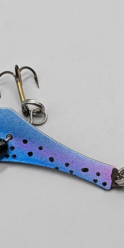Weezer Kites Micro Kite fishing lure in Rainglo color pattern